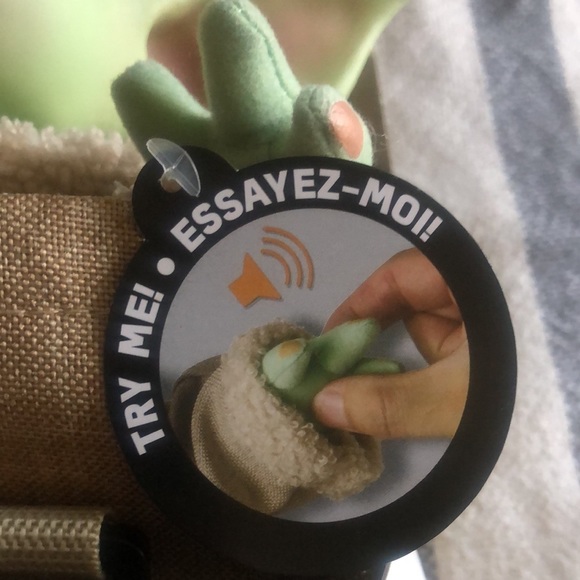 Star Wars GROGU Plush 11”Inch Toy,,Character Figure W/Soft Body Sounds & Carrier - Picture 2 of 5